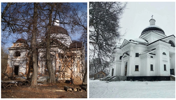 Повстала з руїн: на Чернігівщині відновили козацьку церкву