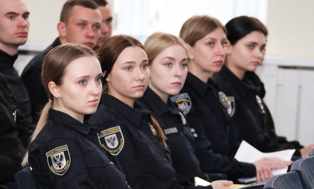 Новопризначені поліціянтки Чернігівщини