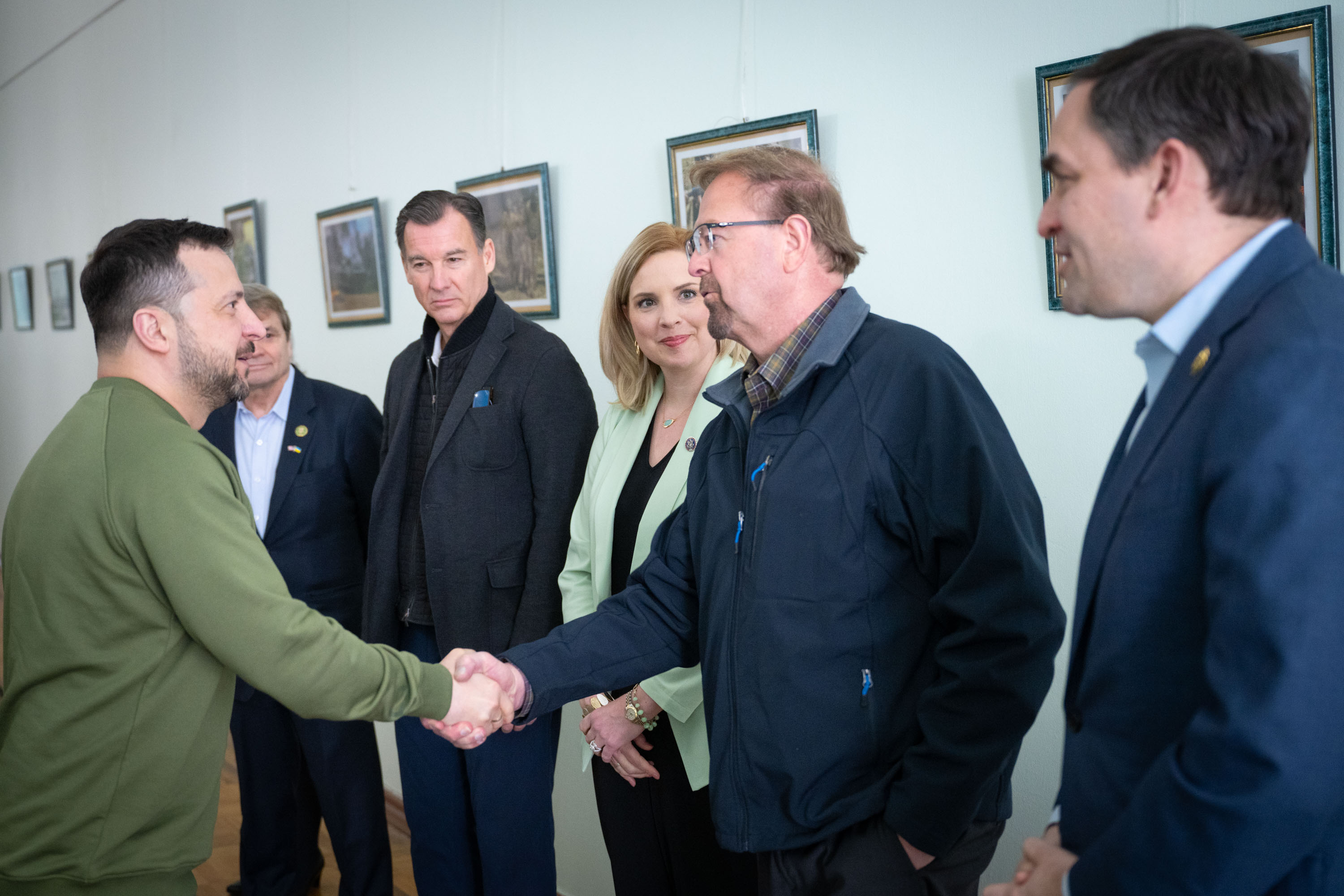 На Чернігівщині 5 квітня Зеленський зустрівся з делегацією Конгресу США