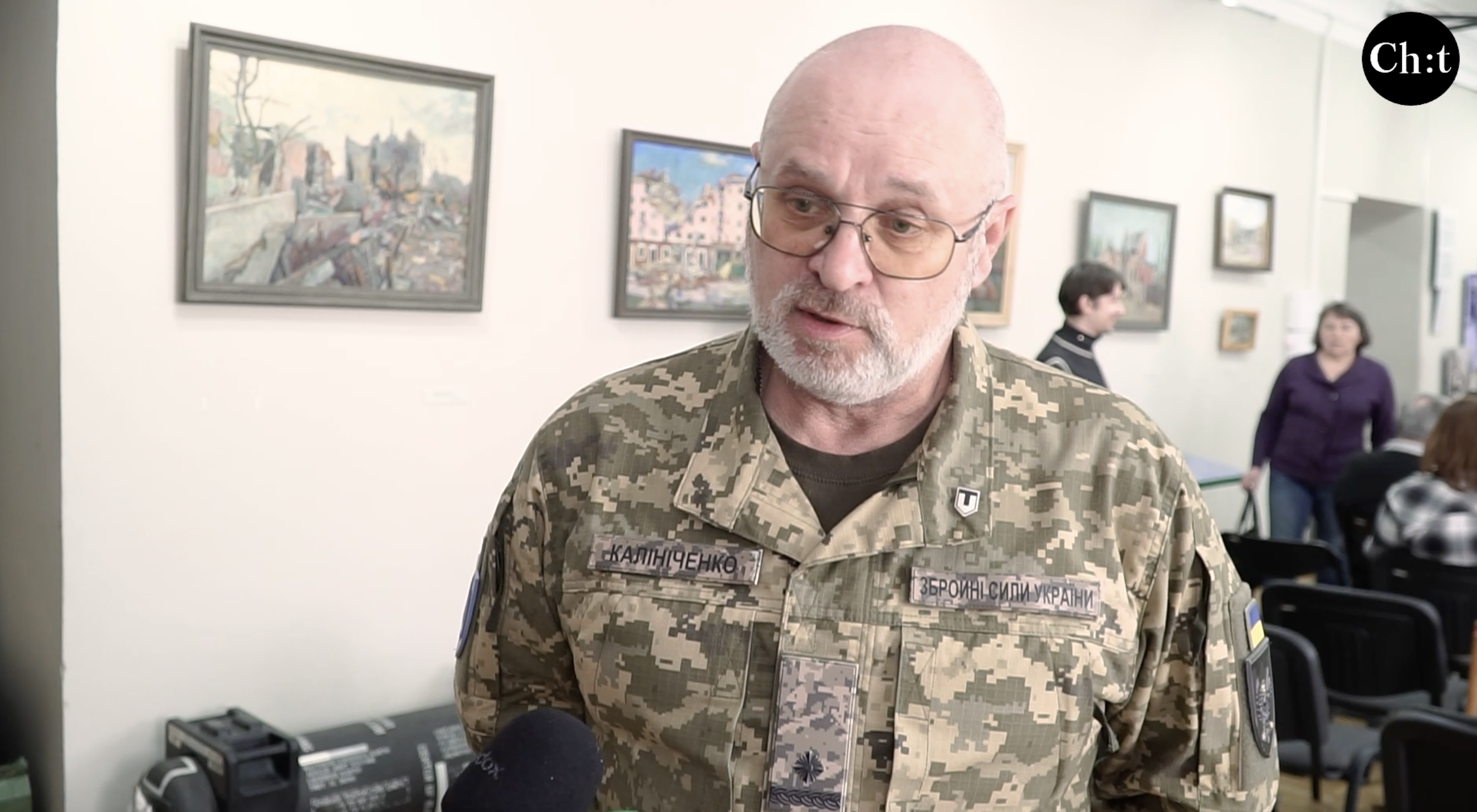 Сергій КАЛІНІЧЕНКО, учасник оборони Чернігова, прес-офіцер 119 бригади ТРО, майор.