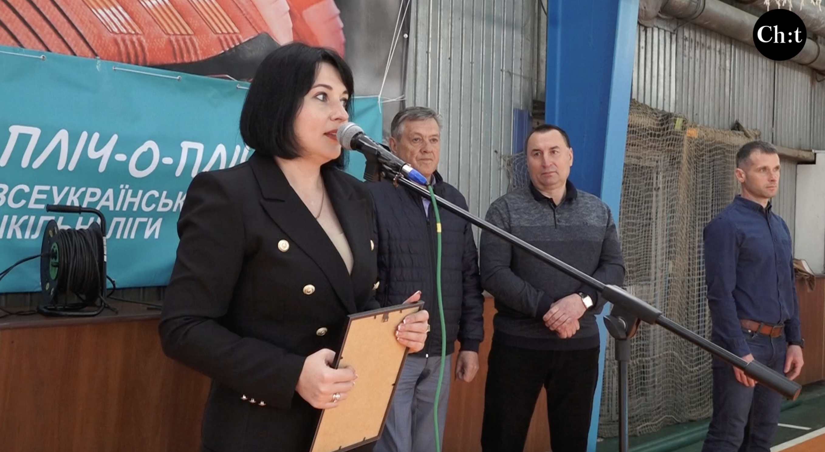 Юлія Пастернак, голова Куликівської громади, змагання "Пліч-о-пліч" у Чернігові, квітень 2024 року