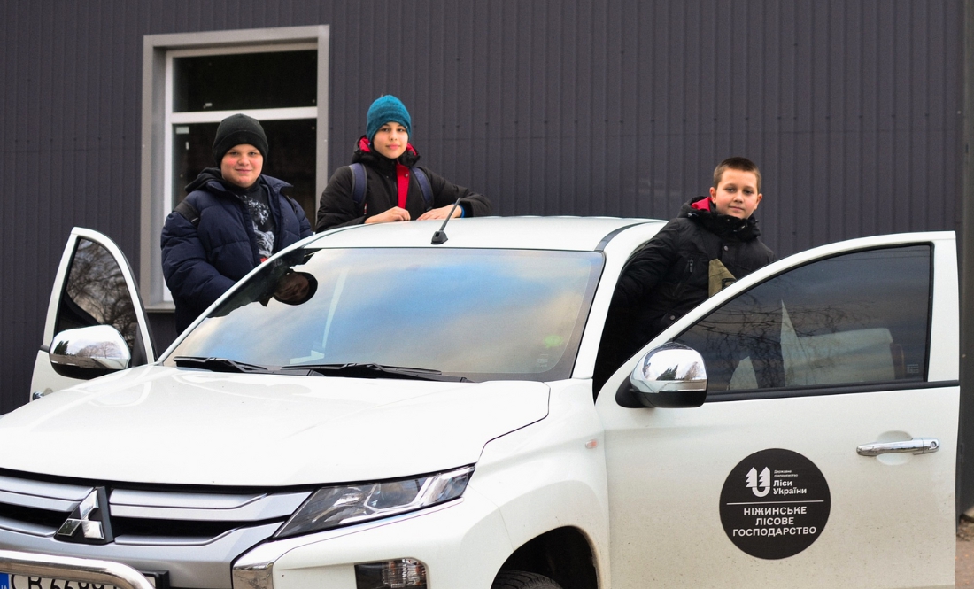 Школярі досліджують лісництво на Ніжинщині