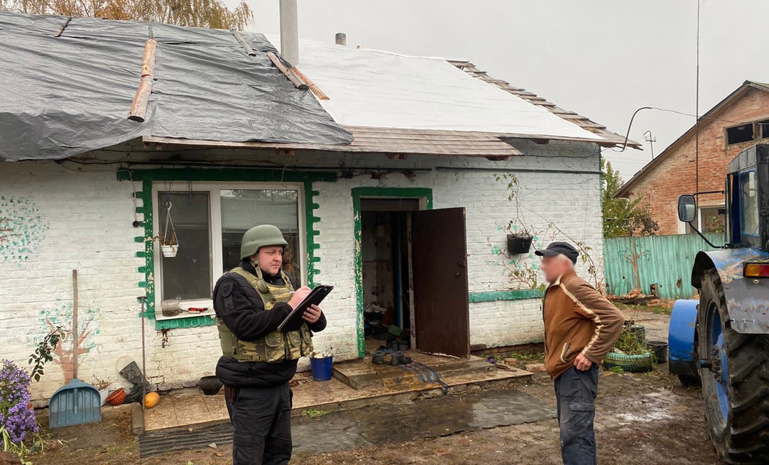 Через російські обстріли родина із прикордоння лишилась без даху над головою