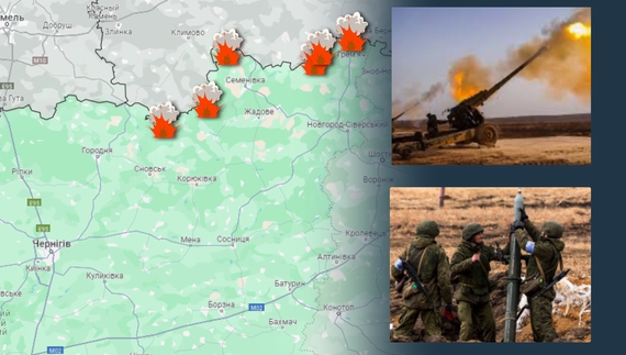 Обстріли з мінометів та артилерії: ситуація у прикордонні Чернігівщини на ранок 10 червня