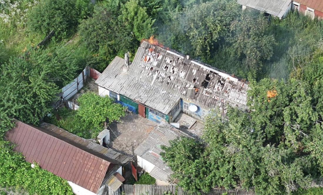 Пожежа у селі Новгород-Сіверської громади. 11 липня 2025 року