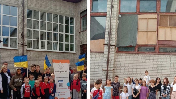 Волонтери та міжнародні партнери допомогли засклити 3 школи в Чернігові