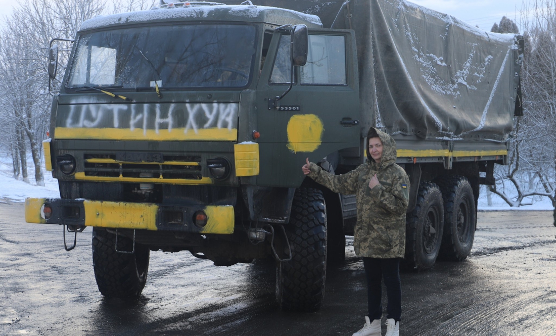 На Чернігівщині громада відновила відбитий у росіян КамАЗ