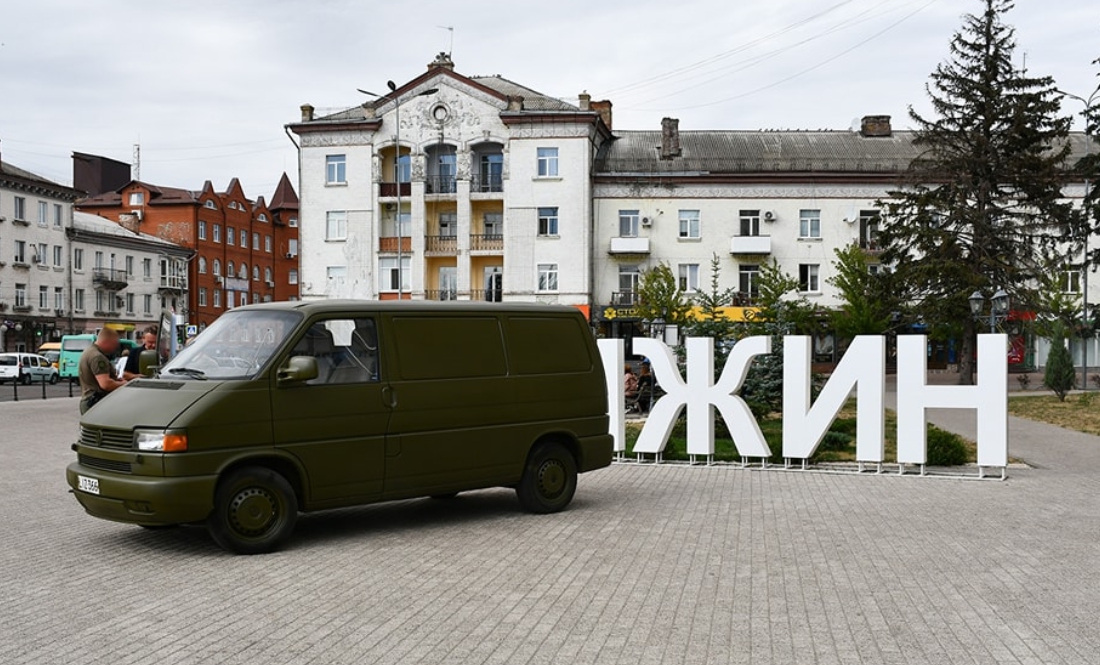 Автівка від ніжинців для 163 батальйону територіальної оборони