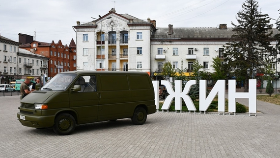 Автівка від ніжинців для 163 батальйону територіальної оборони