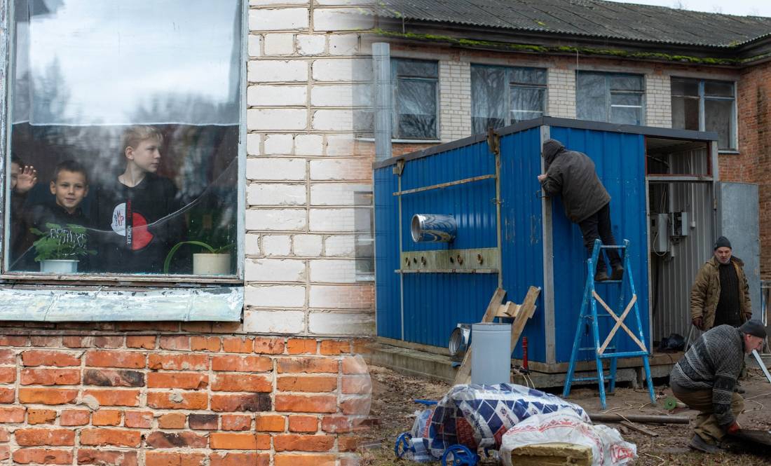 У сільській школі встановлюють нову котельню - «їстиме» менше дров