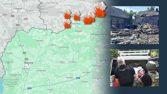 Ворог обстрілював північні громади Чернігівщини: є руйнування та поранений