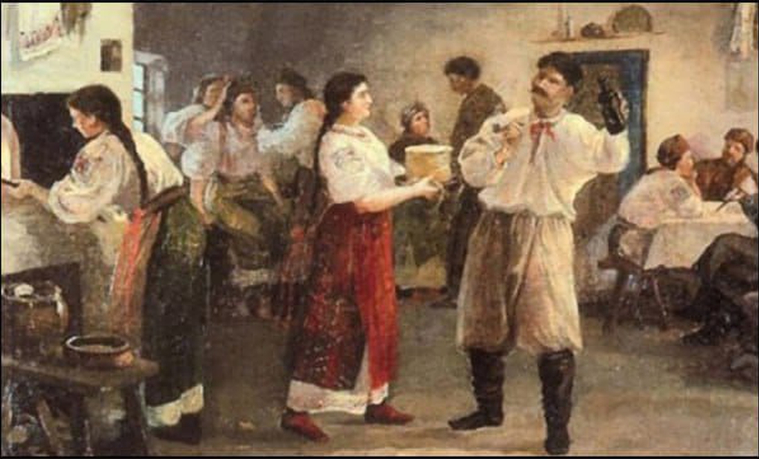 «Шинок і шинкарство на Шинковій» – картина невідомого художника XIX ст. Фото: Український тиждень