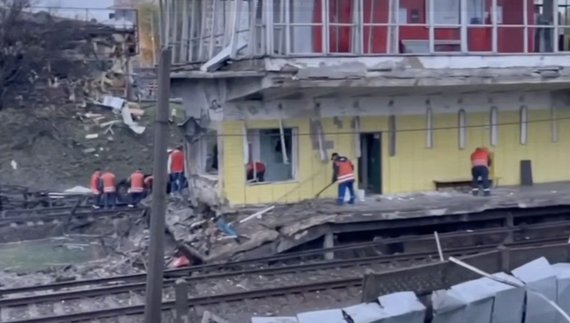 Так виглядає станція «Чернігівська» у Києві. Відео "Укрінформ"