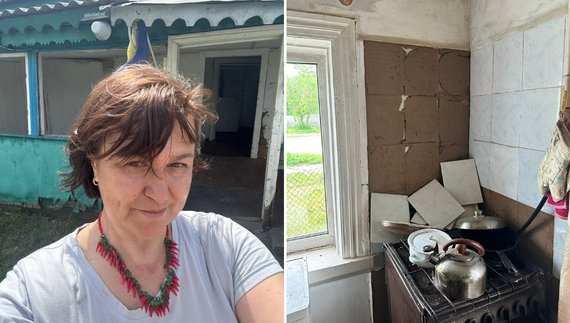 Наталія Сердюк. На кухні плитка впала зі стін