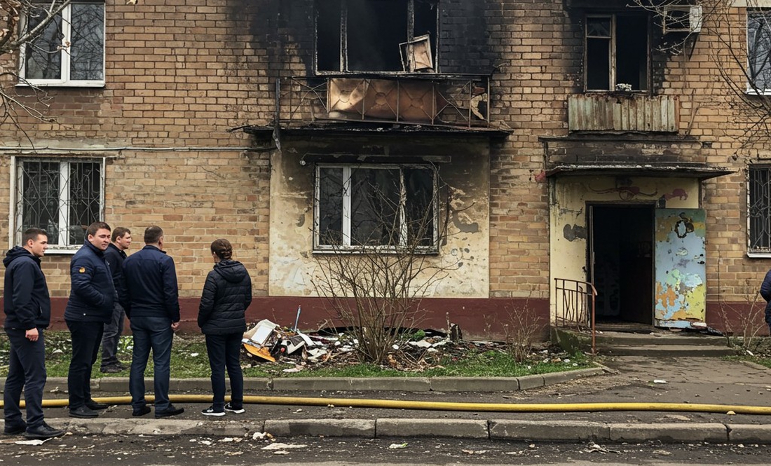 На Чернігівщині через необережність під час куріння сталася пожежа в багатоквартирному будинку