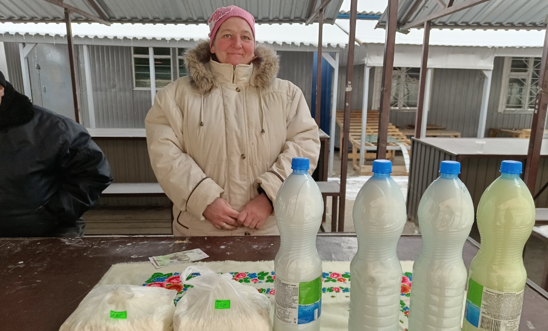 Наталія Струц з товаром
