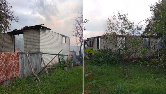 Знищена оселя в Ільмівці