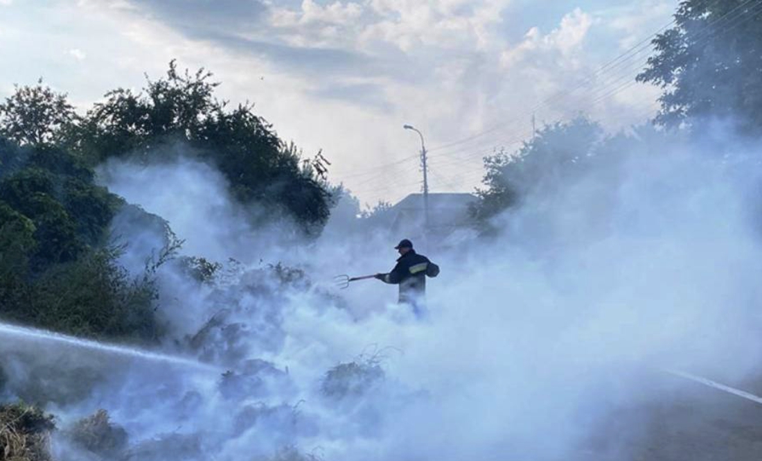 Згорів зимовий запас для двох корівок і коня