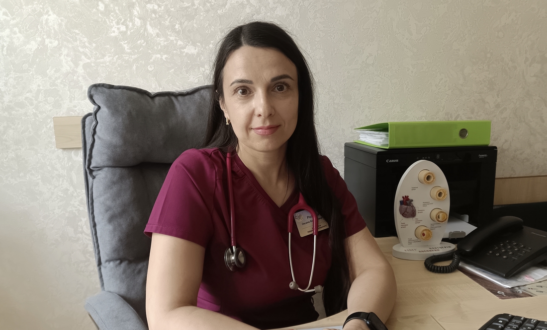 Оксана Розинка, завідувачка кардіологічного відділення КНП «Чернігівська обласна лікарня»