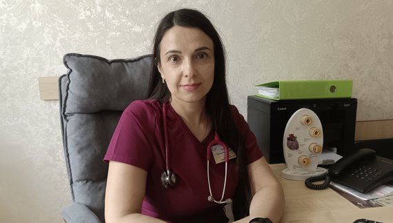 Оксана Розинка, завідувачка кардіологічного відділення КНП «Чернігівська обласна лікарня»