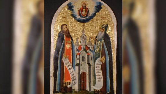 У Києво-Печерській лаврі виставили унікальну ікону зі знищеної церкви в Березному