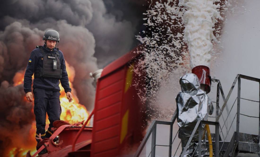 22 години рятувальники гасили пожежу в Прилуках