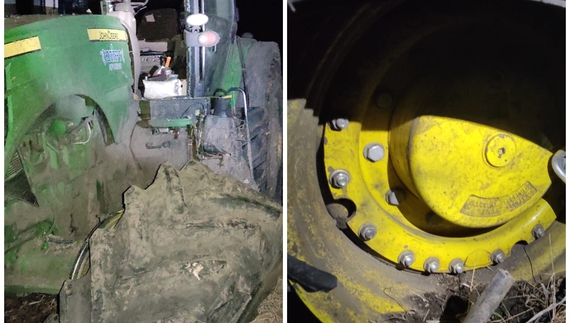 Американський трактор наїхав на російську міну: інцидент у полі на Чернігівщині