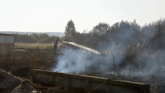 На Чернігівщині горить майже 200 гектарів торф'яних родовищ