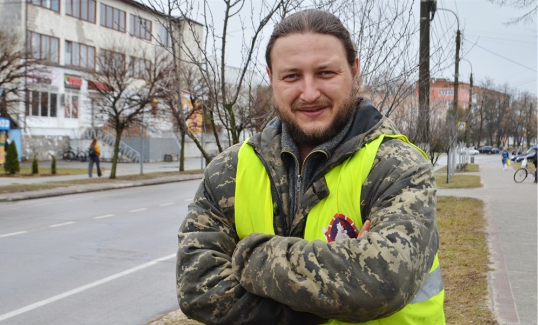 Корюківчанин Дмитро Кубрак, працівник КП «Благоустрій»