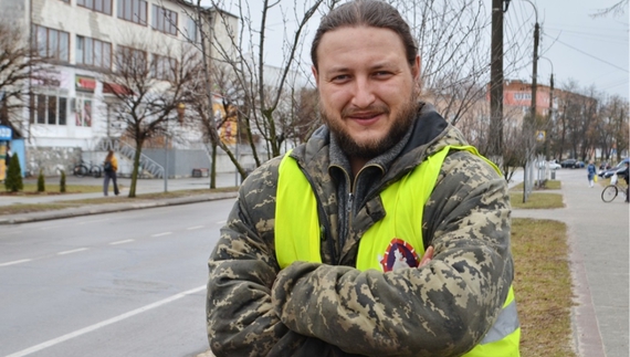 Корюківчанин Дмитро Кубрак, працівник КП «Благоустрій»