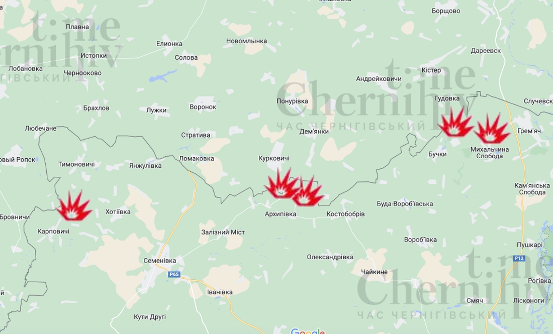 Російська армія обстрілювала прикордоння Чернігівщини: ситуація станом на ранок 26 січня