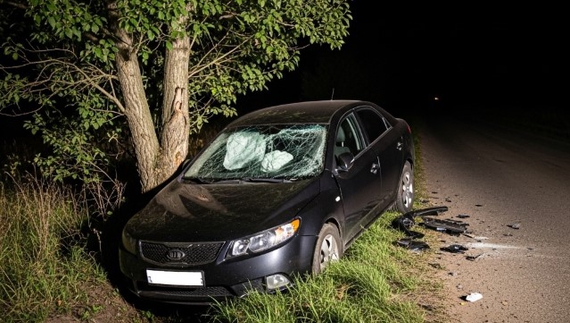 ДТП на Чернігівщині: KIA Cerato врізалася в дерево