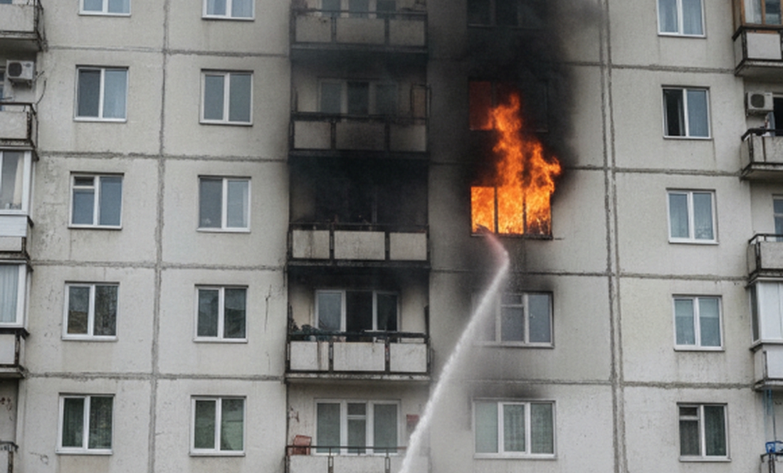 У Чернігові підпал спричинив пожежу в квартирі