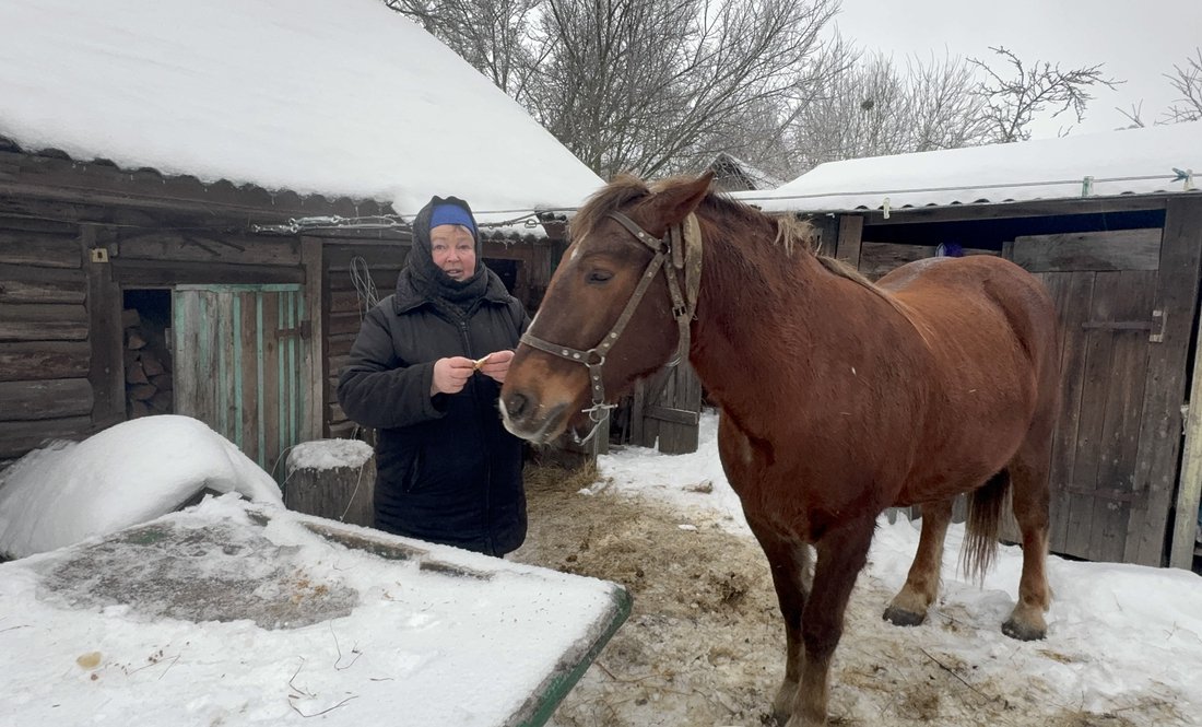 Наталія Клименко з кобилою Маєю