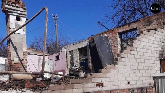 У березні 2022 року від будинку лишилися руїни