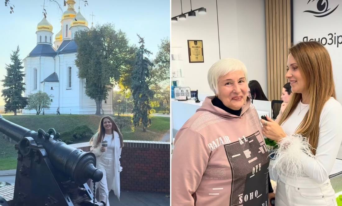Популярна акторка приїхала з Києва до Чернігова — погуляти на Валу та зняти рекламну інтеграцію