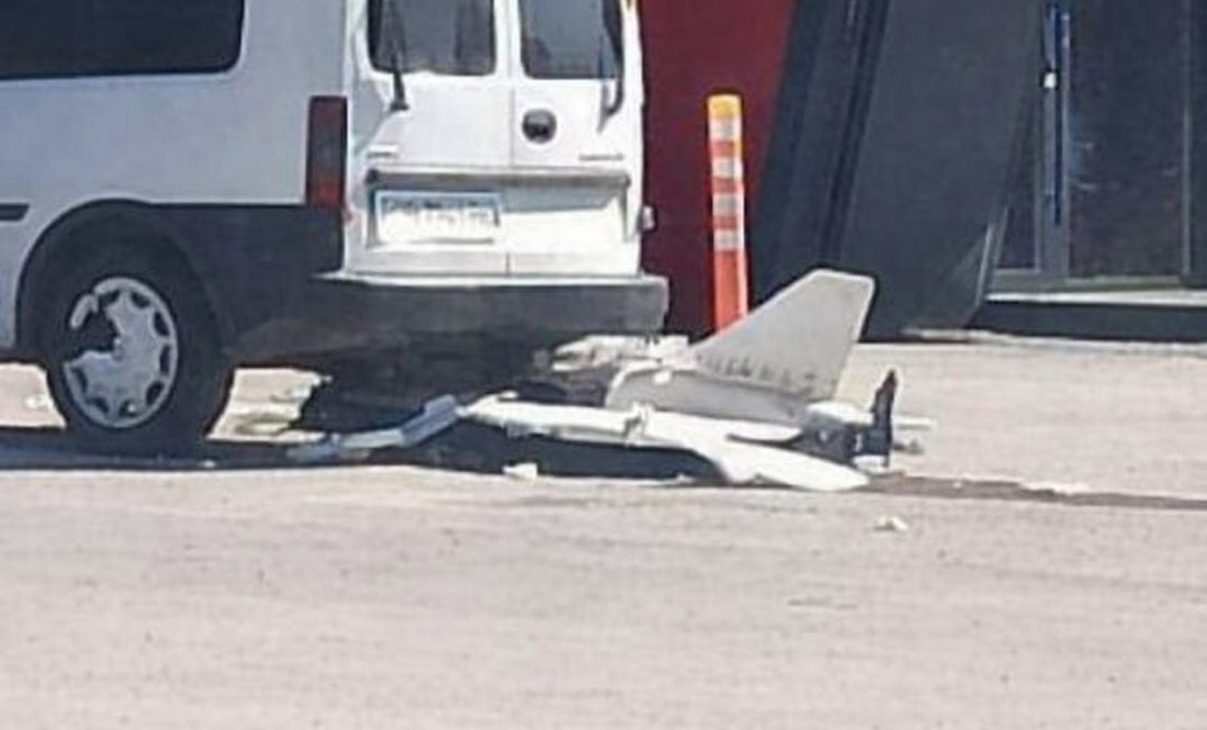 У Чернігові посеред міста впав безпілотник