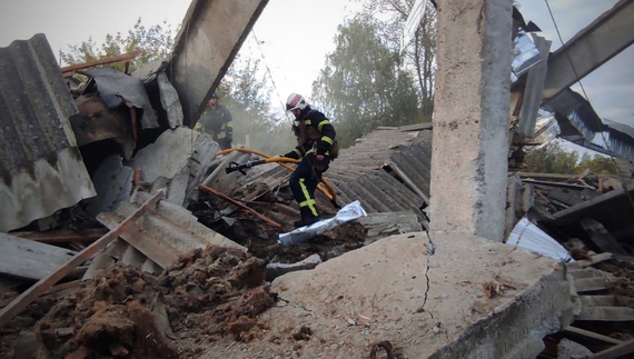 Наслідки ударів по підприємству в Борзні 22.09.2026