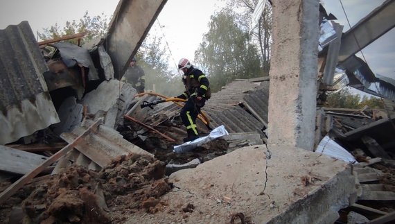 Наслідки ударів по підприємству в Борзні 22.09.2026