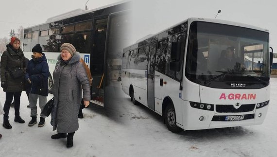Аграрна компанія запустила соціальний автобус на Чернігівщині