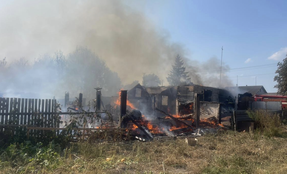 Пожежі після обстрілів у Семенівський громаді, 5 серпня 2024 року