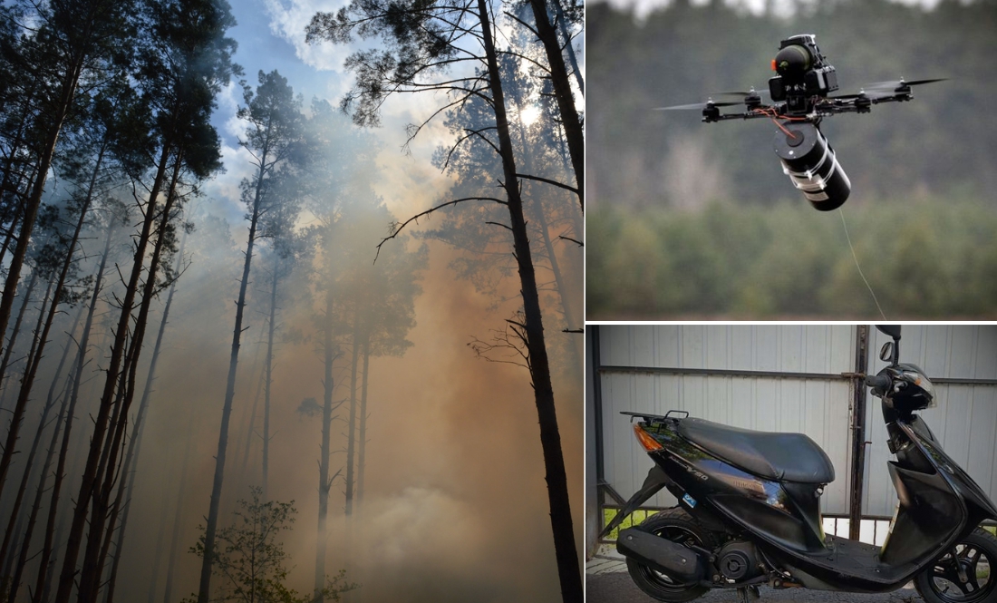 Жінка поїхала в ліс на скутері — по ній влучив ворожий дрон