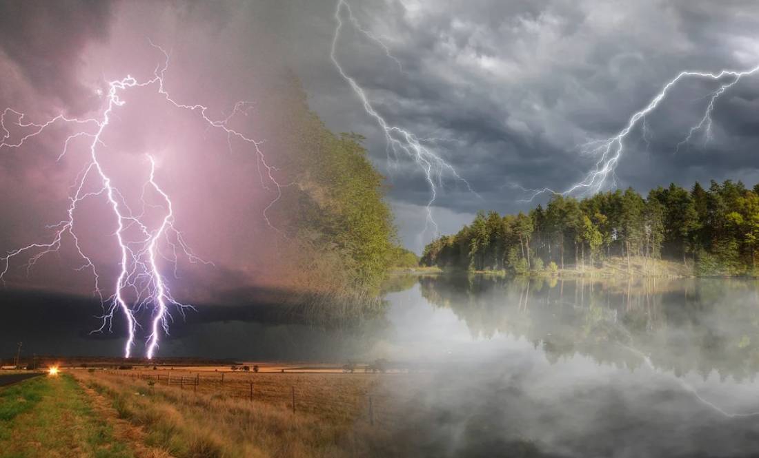 Природна аномалія: у холодну пору над Чернігівщиною прогриміла гроза