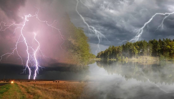 Природна аномалія: у холодну пору над Чернігівщиною прогриміла гроза