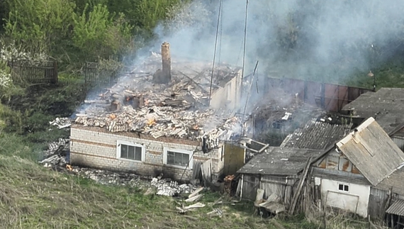 Пожежа у прикордонному селі Новгород-Сіверської громади. 26 квітня 2025 року