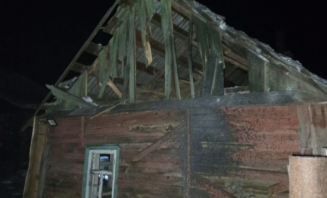 Будинок після обстрілу. Семенівка. 23 січня 2026 року