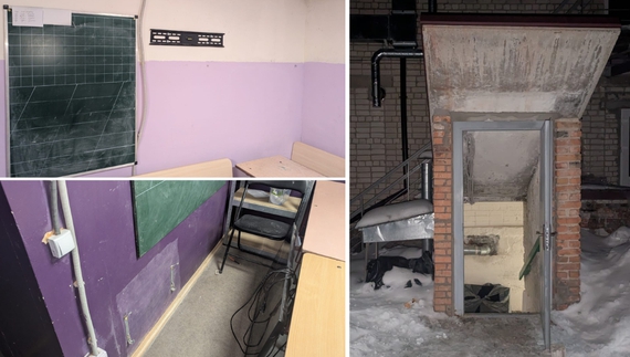 Укриття Менської школи імені Т. Шевченка