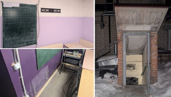 Укриття Менської школи імені Т. Шевченка