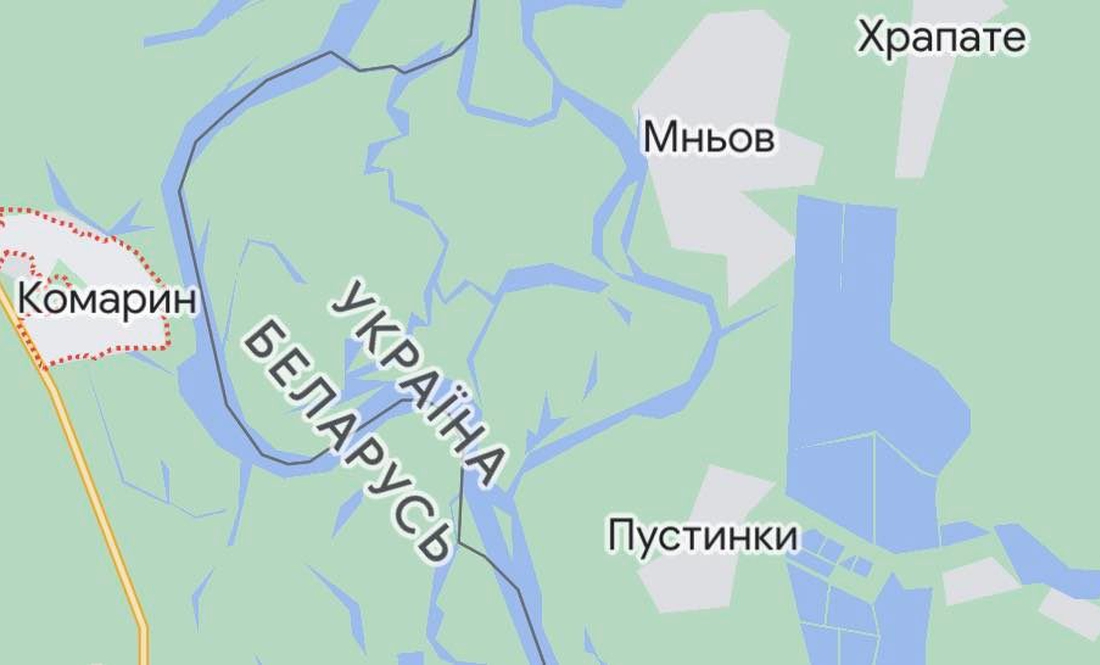 На прикордонній заставі з білоруської сторони поблизу кордону з Чернігівщиною пішли під кригу двоє білорусів