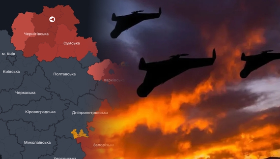 За дев’ять днів на Чернігівщину залетіло понад 700 ворожих дронів: скільки збили